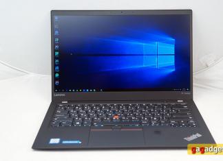 Rishikimi i laptopit Lenovo ThinkPad X1 Carbon G6: një thesar për punën e përditshme Specifikimet teknike të karbonit Lenovo thinkpad x1