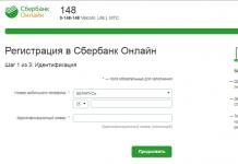 Konto osobiste w bankowości internetowej BPS-Sberbank